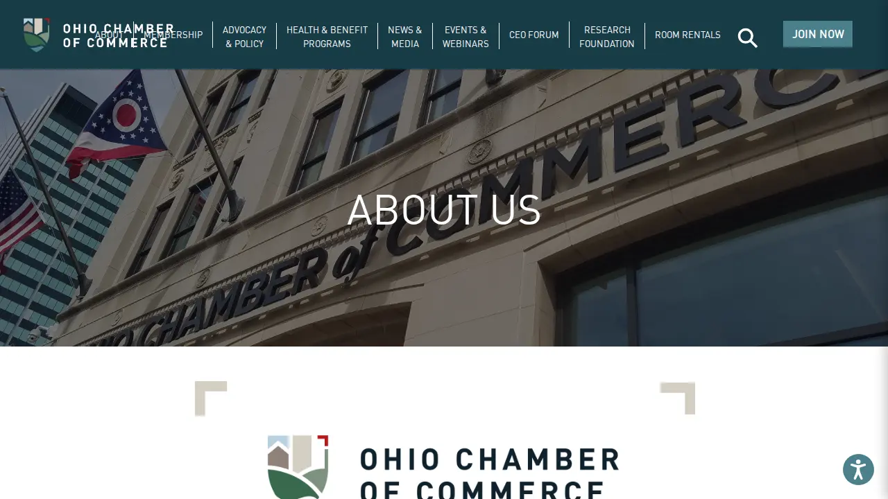 Ohio Chamber of Commerce page