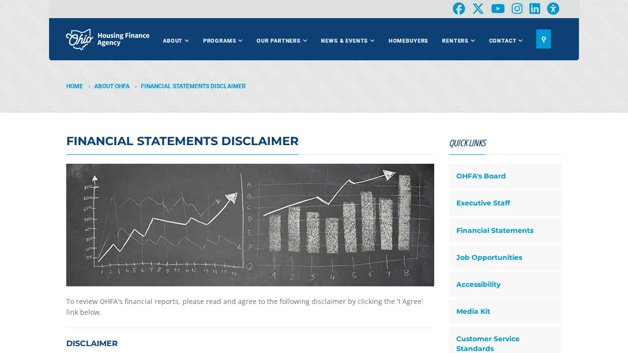 Ohio Housing Finance Agency (OHFA) page