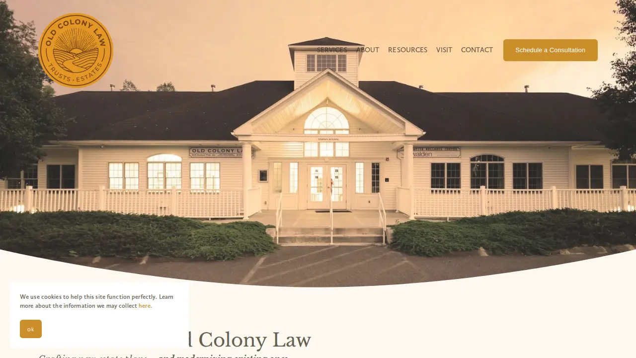 Old Colony Law page