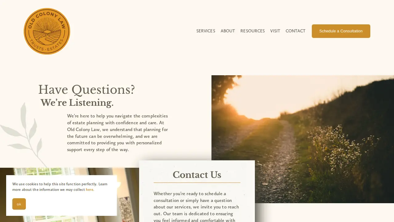 Old Colony Law page
