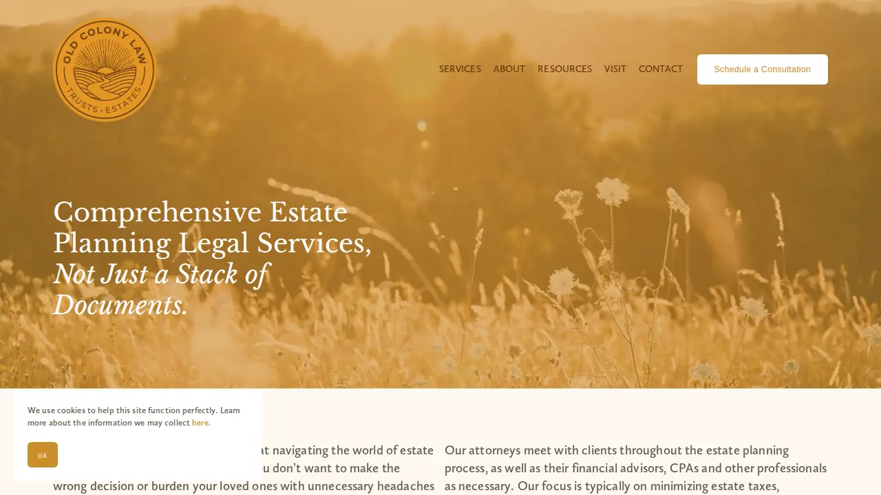 Old Colony Law page
