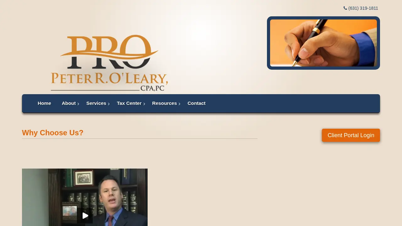 Peter R. O'Leary, CPA, P.C. page