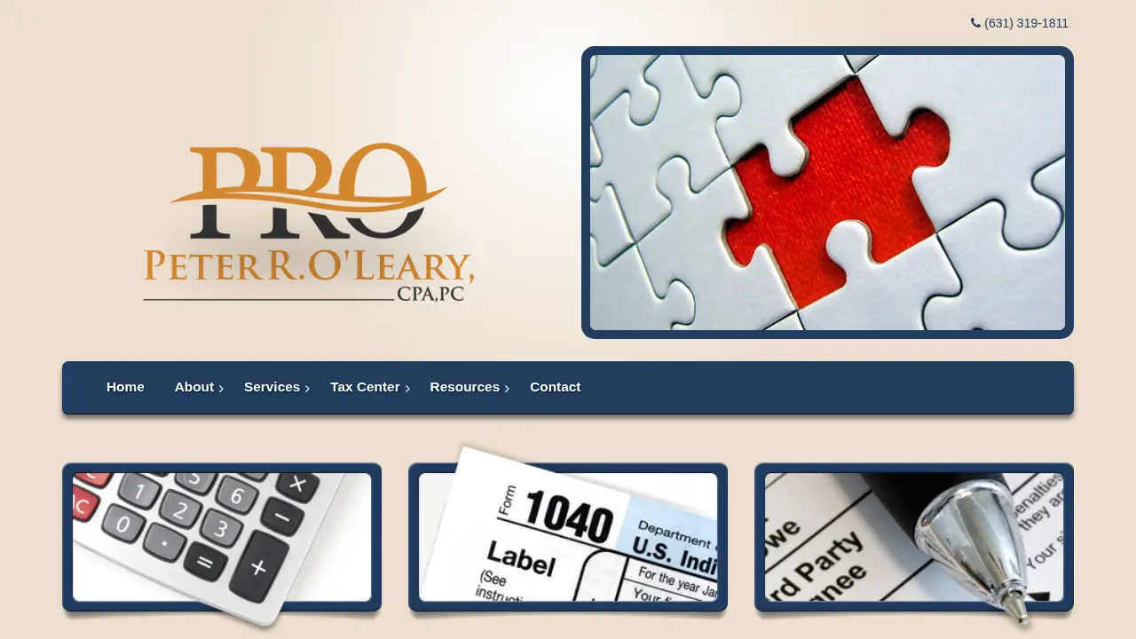 Peter R. O'Leary, CPA, P.C. page