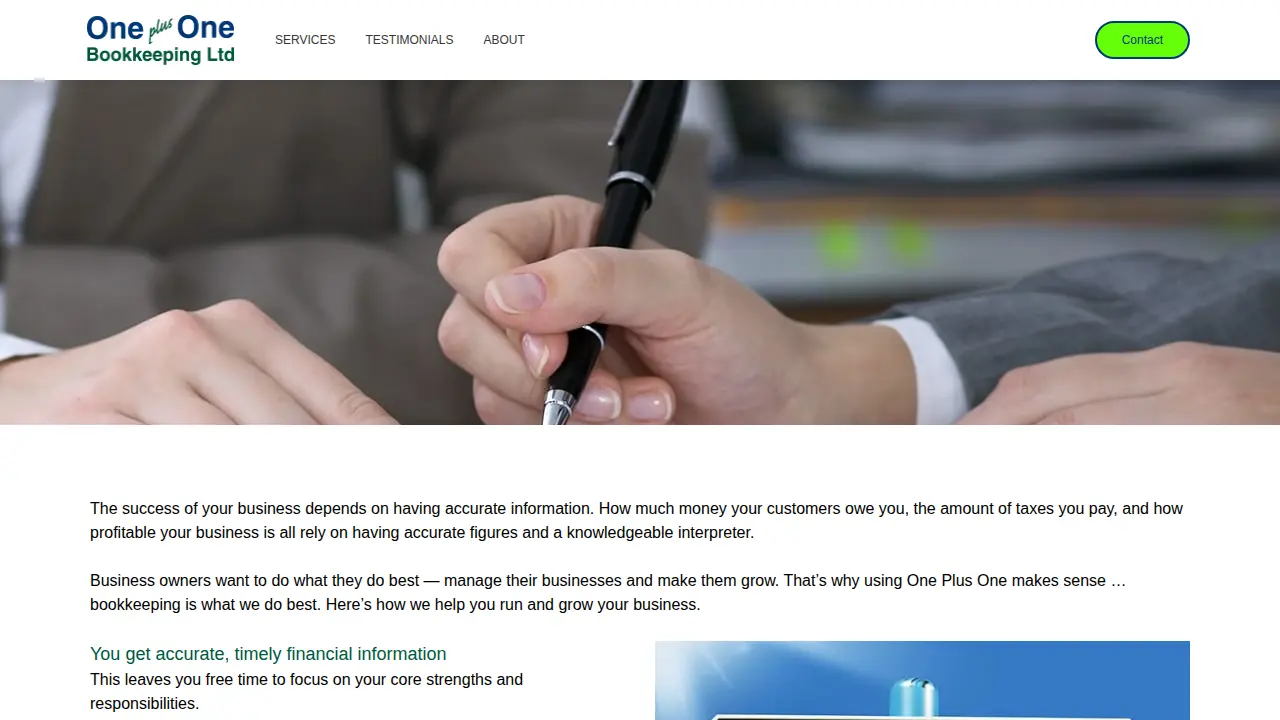 One Plus One Bookkeeping Ltd