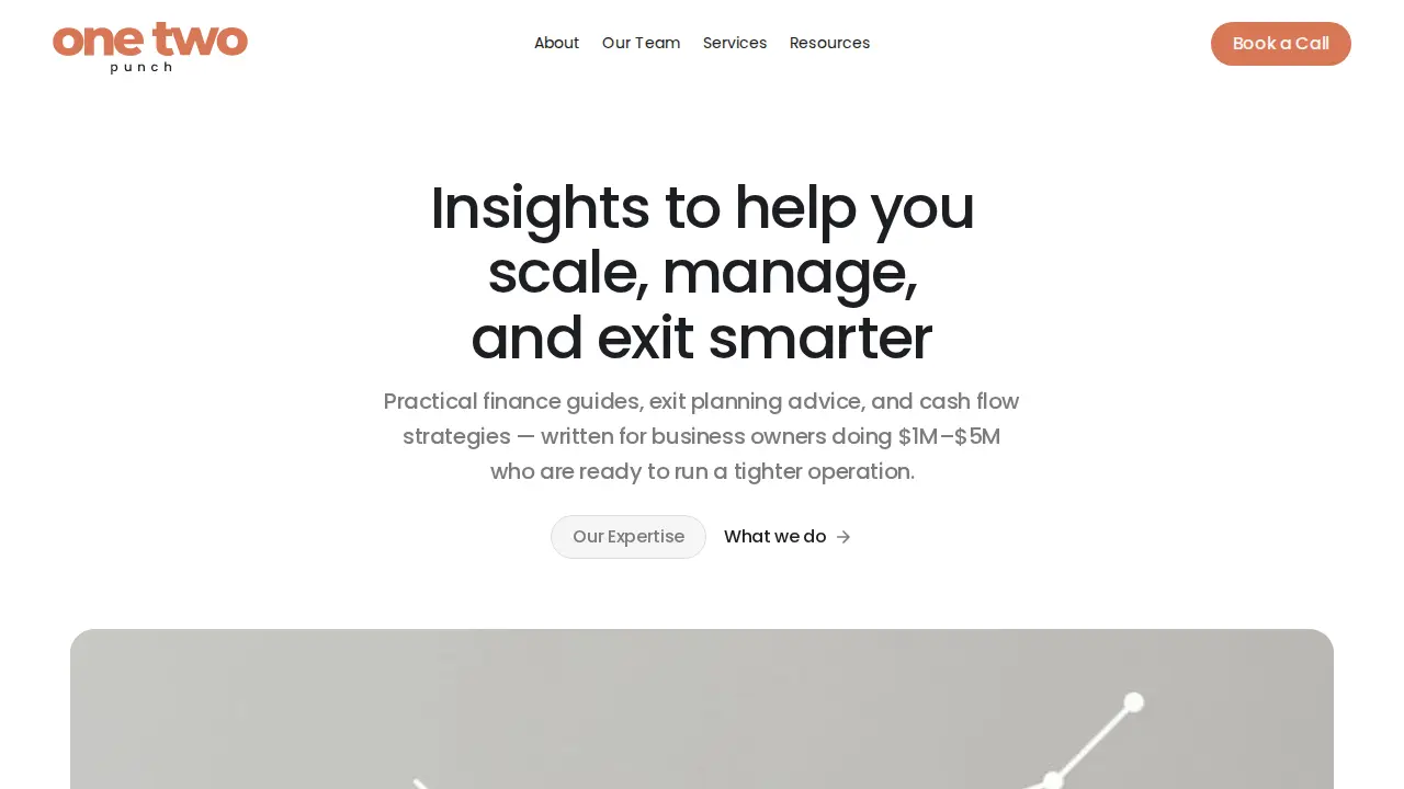 One Two Punch Business Solutions page