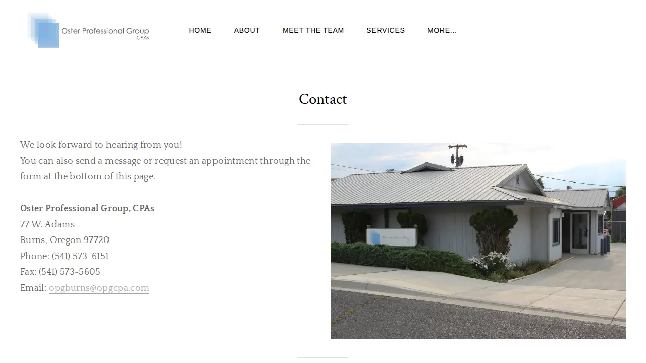 Oster Professional Group page