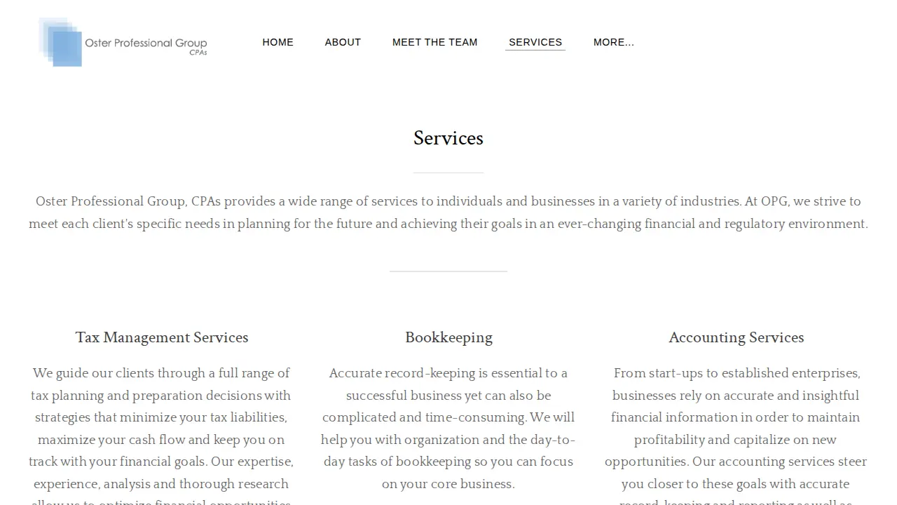 Oster Professional Group page