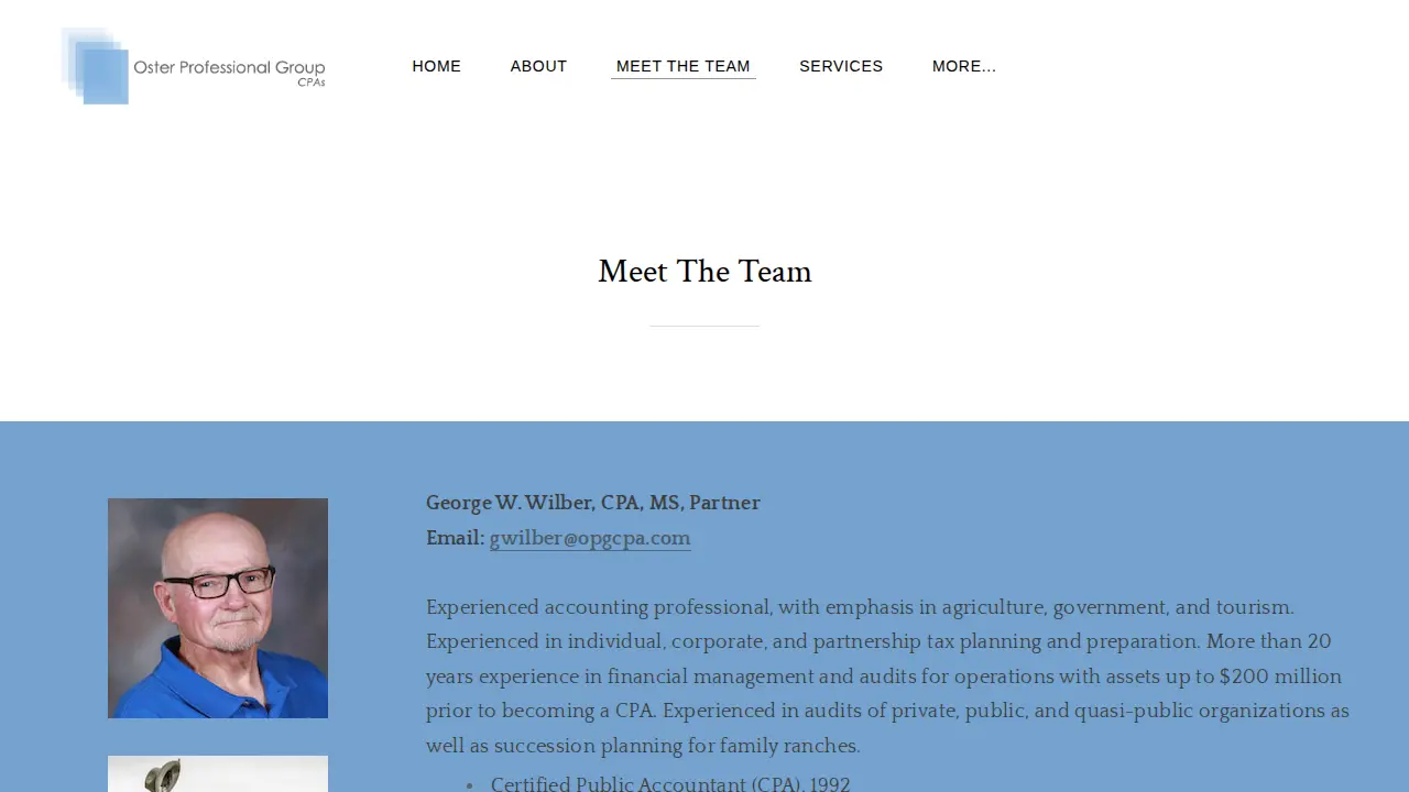 Oster Professional Group page