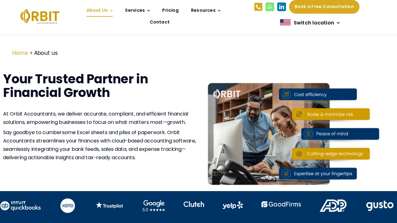 Orbit Accountants Wilmington, Delaware page