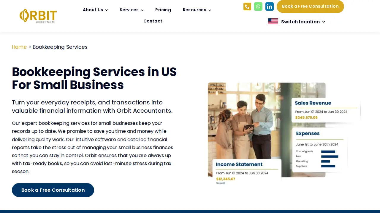 Orbit Accountants Wilmington, Delaware page