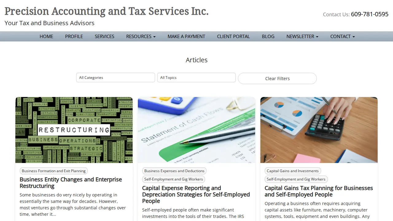 Ormsby & Associates, LLC. Accounting, Tax & Business Advisory page