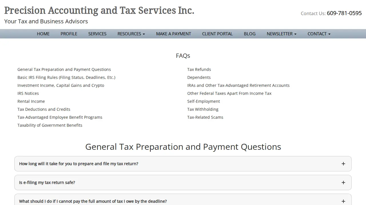 Ormsby & Associates, LLC. Accounting, Tax & Business Advisory page