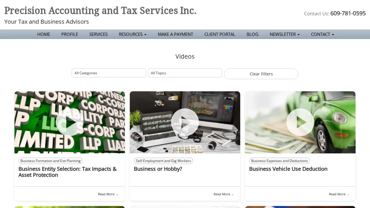 Ormsby & Associates, LLC. Accounting, Tax & Business Advisory page