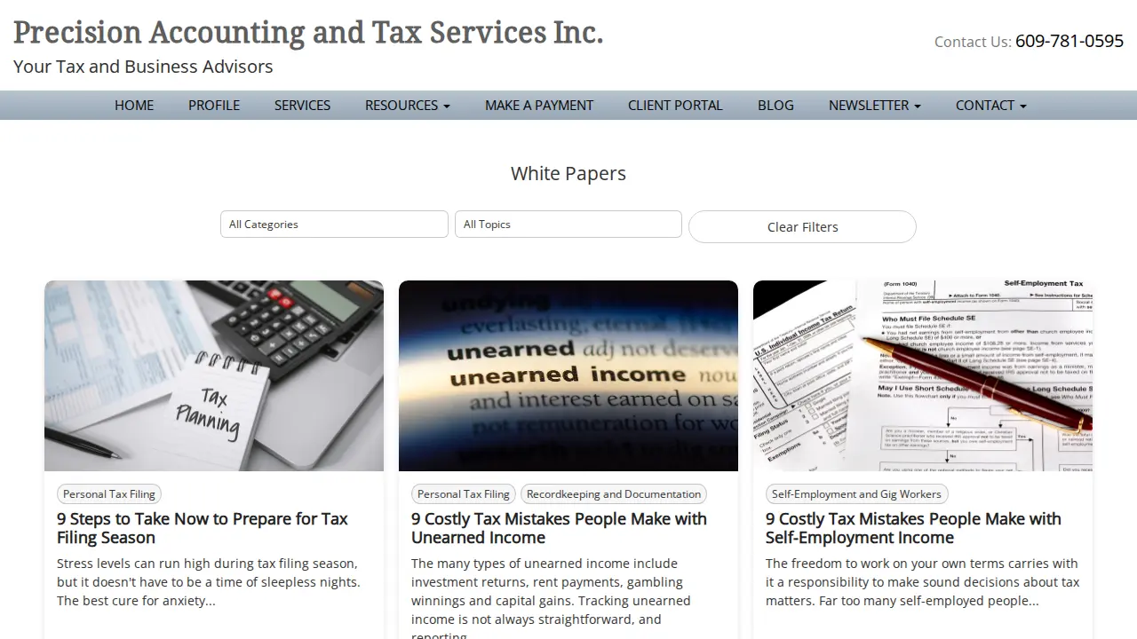 Ormsby & Associates, LLC. Accounting, Tax & Business Advisory page