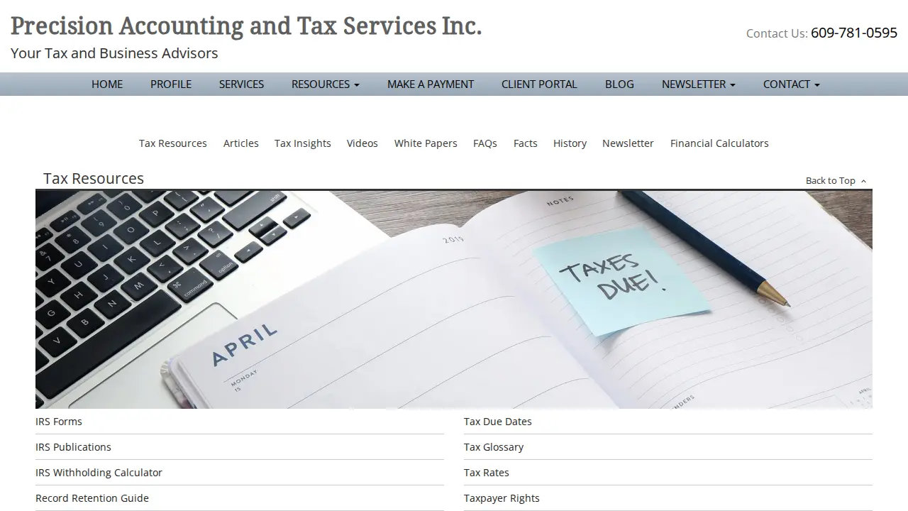Ormsby & Associates, LLC. Accounting, Tax & Business Advisory page