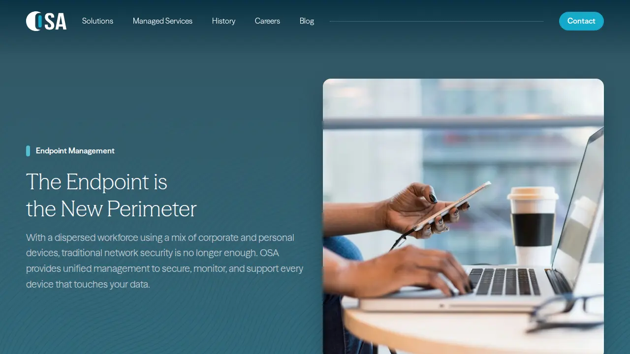 OSA Technology Partners page