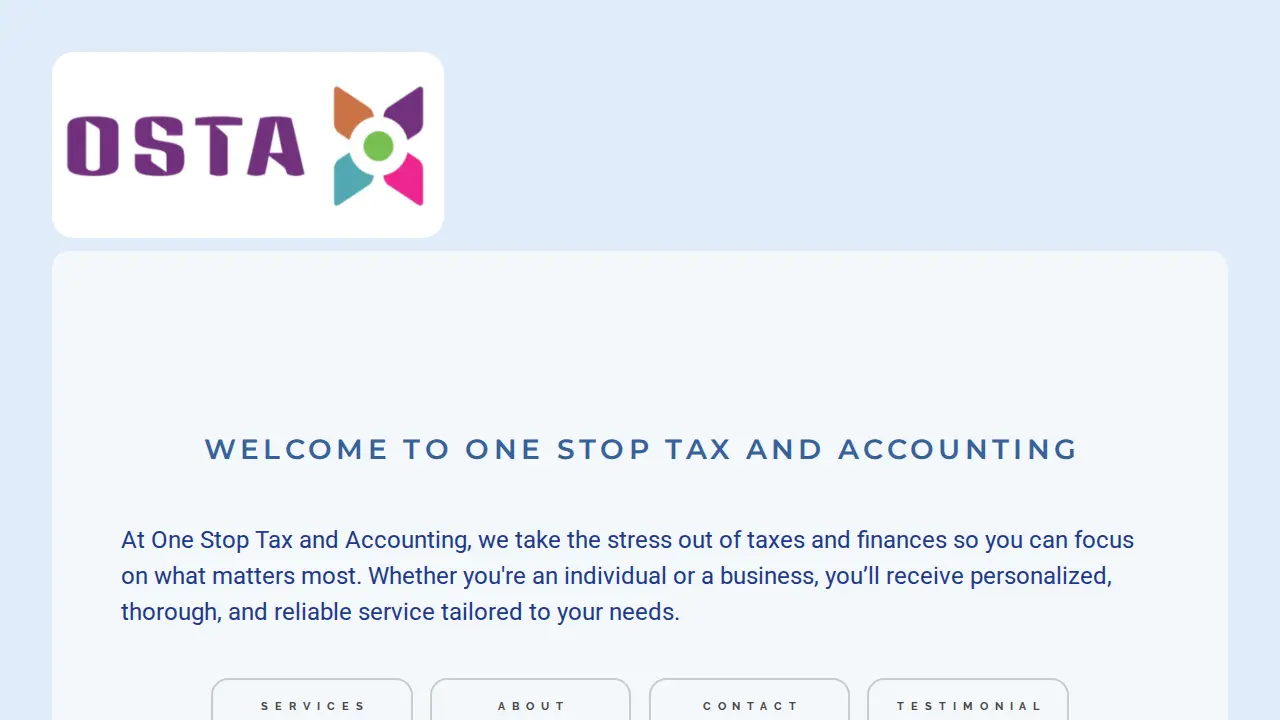 One Stop Tax and Accounting Inc
