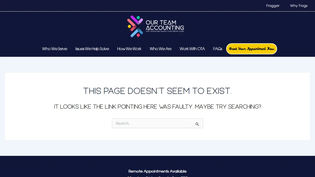 Our Team Accounting page