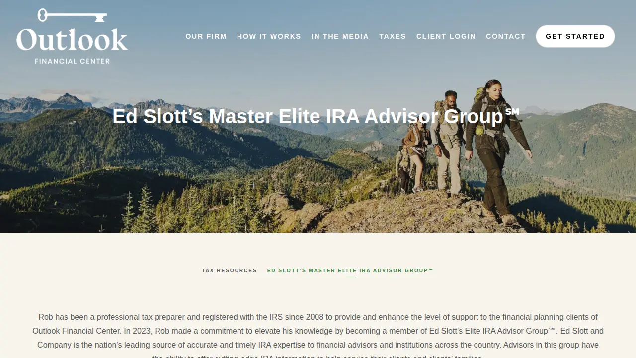 Outlook Financial Center LLC page