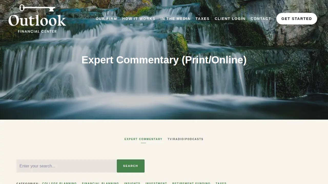 Outlook Financial Center LLC page