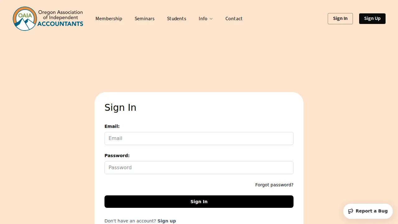 OREGON ASSOCIATION OF INDEPENDENt ACCOUNTS page