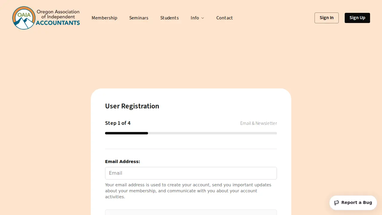 OREGON ASSOCIATION OF INDEPENDENt ACCOUNTS page