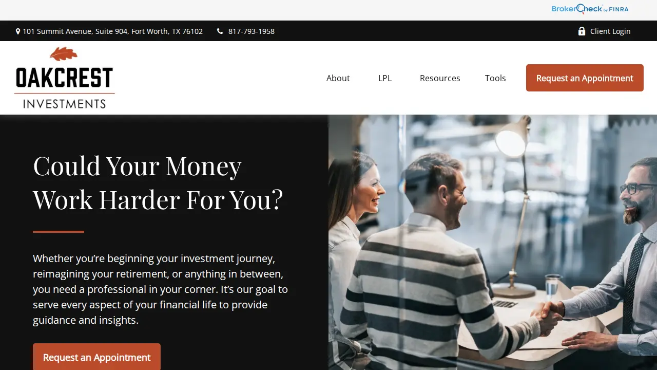 Oakcrest Investment Services - Financial Advisor : Justin Wooley