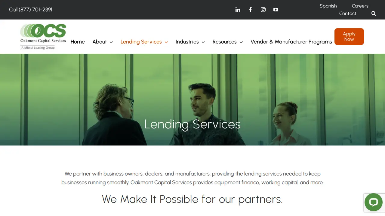 Oakmont Capital Services (Headquarters) page