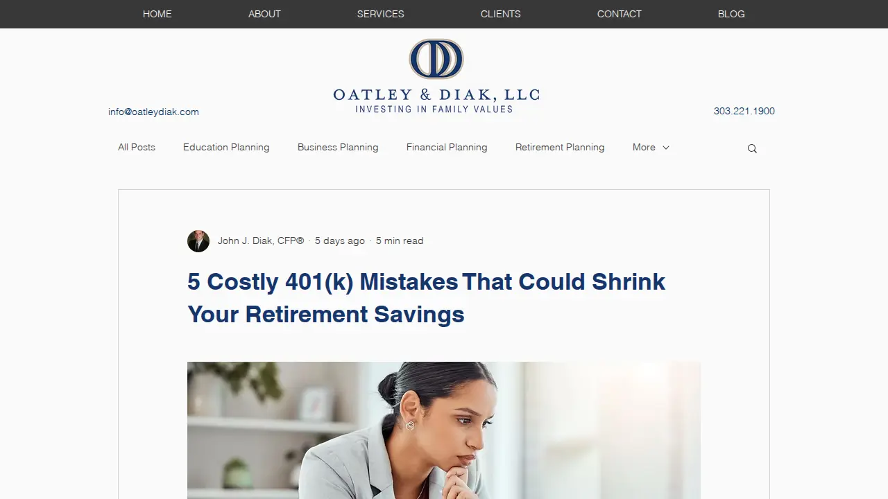 Oatley & Diak, LLC page