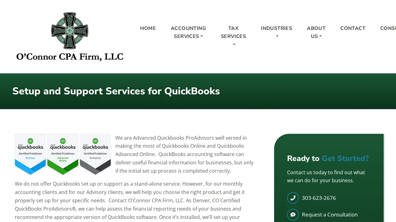 O'Connor CPA Firm, LLC page