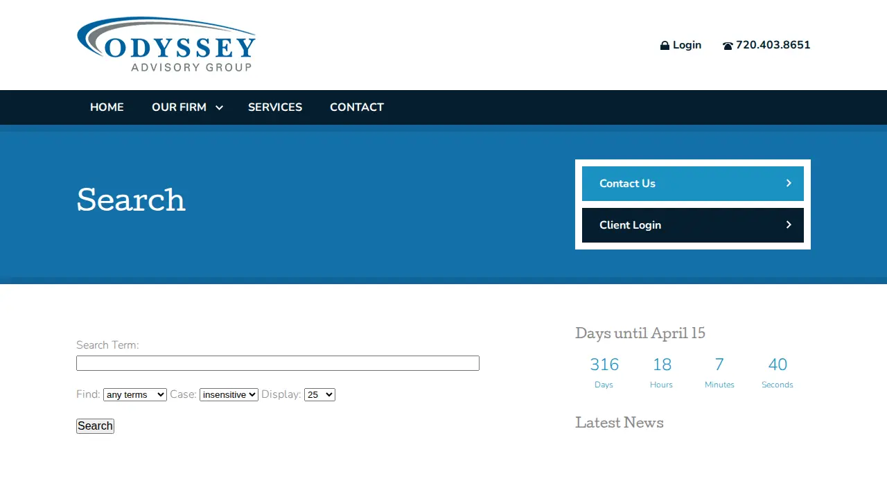Odyssey Advisory Group, LLC page