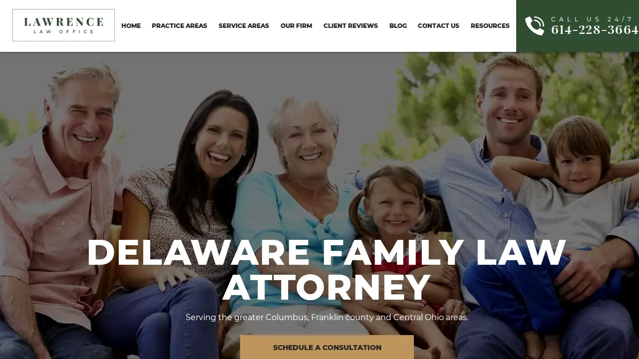 Lawrence Law Office page
