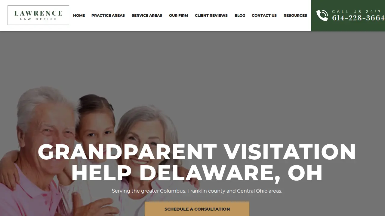 Lawrence Law Office page