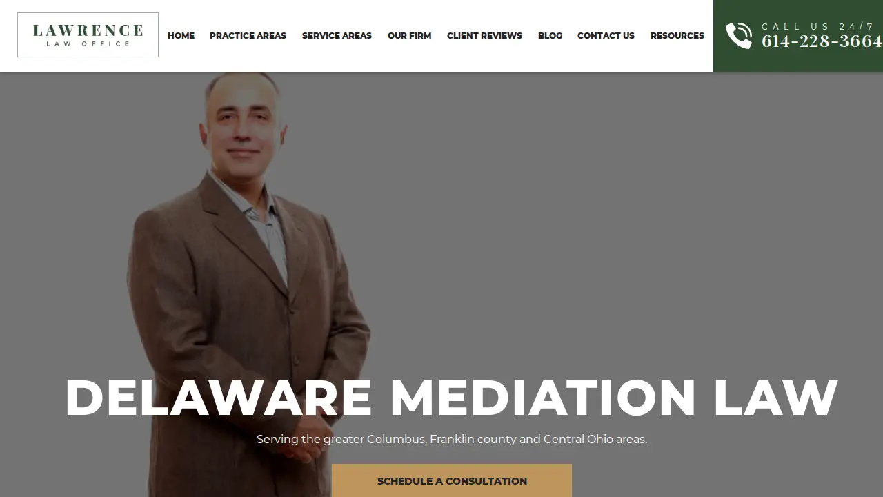 Lawrence Law Office page