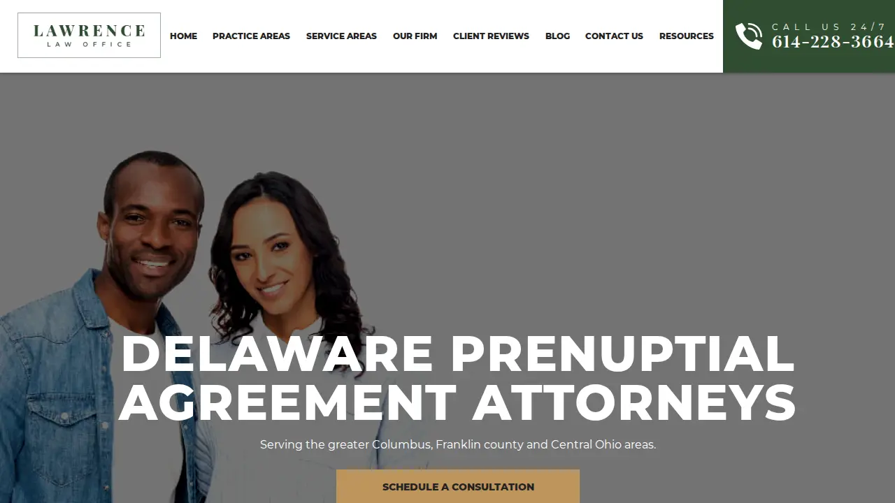 Lawrence Law Office page