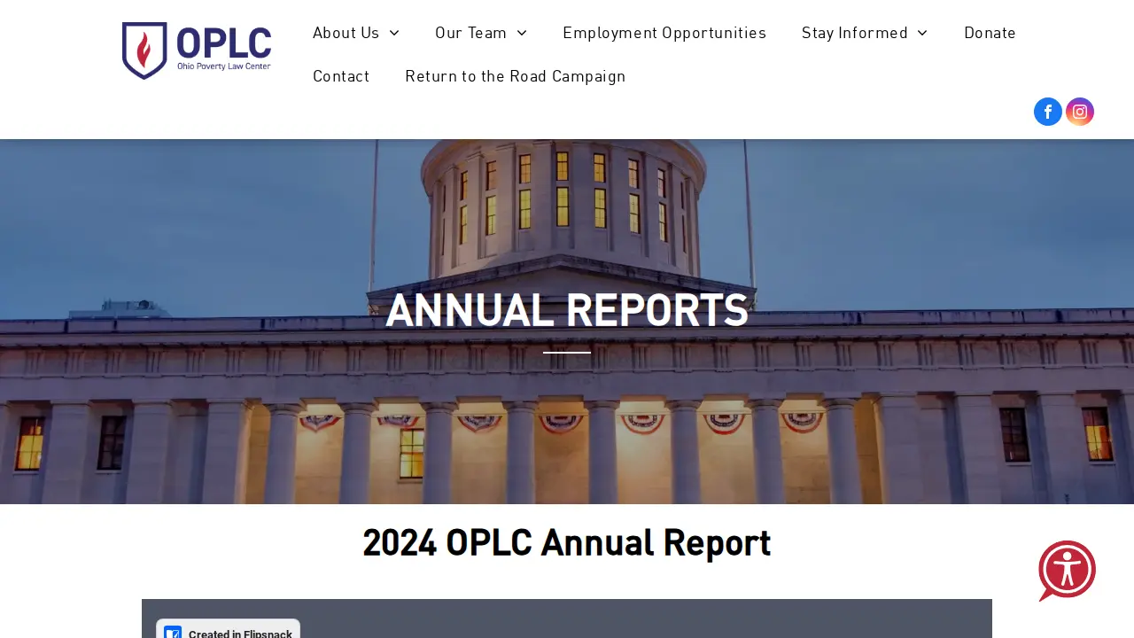 Ohio Poverty Law Center page