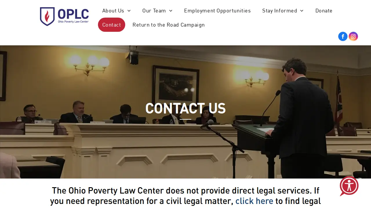 Ohio Poverty Law Center page