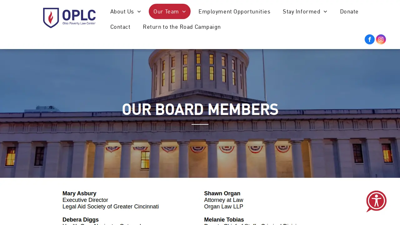 Ohio Poverty Law Center page