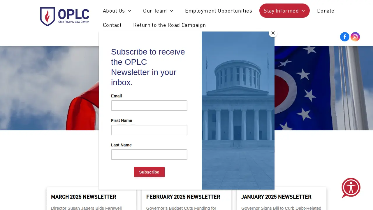 Ohio Poverty Law Center page