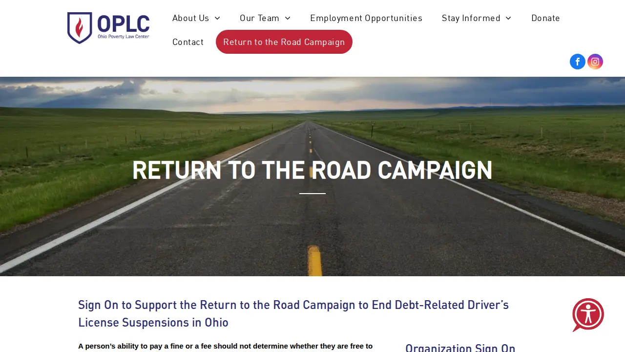Ohio Poverty Law Center page