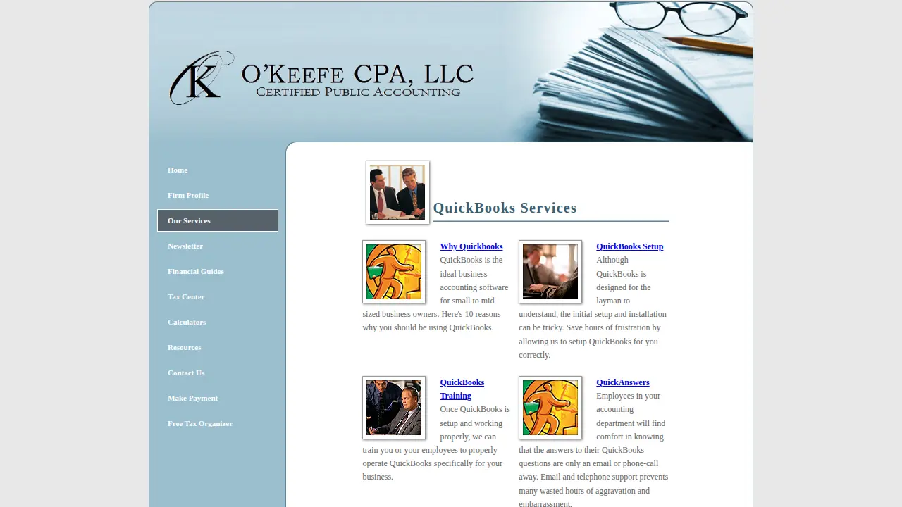 O'Keefe CPA, LLC page
