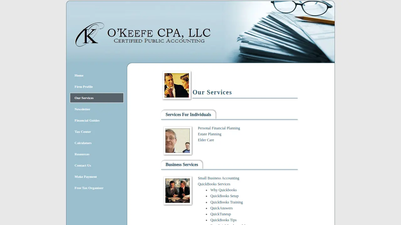 O'Keefe CPA, LLC page
