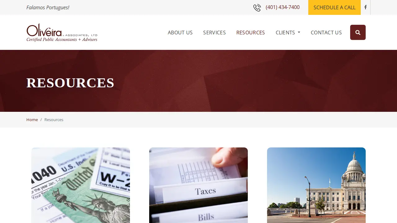 Oliveira & Associates Ltd page