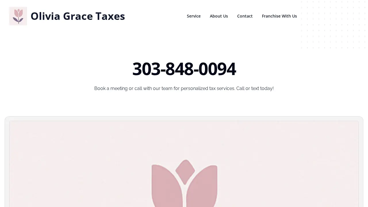 Olivia Grace Taxes page