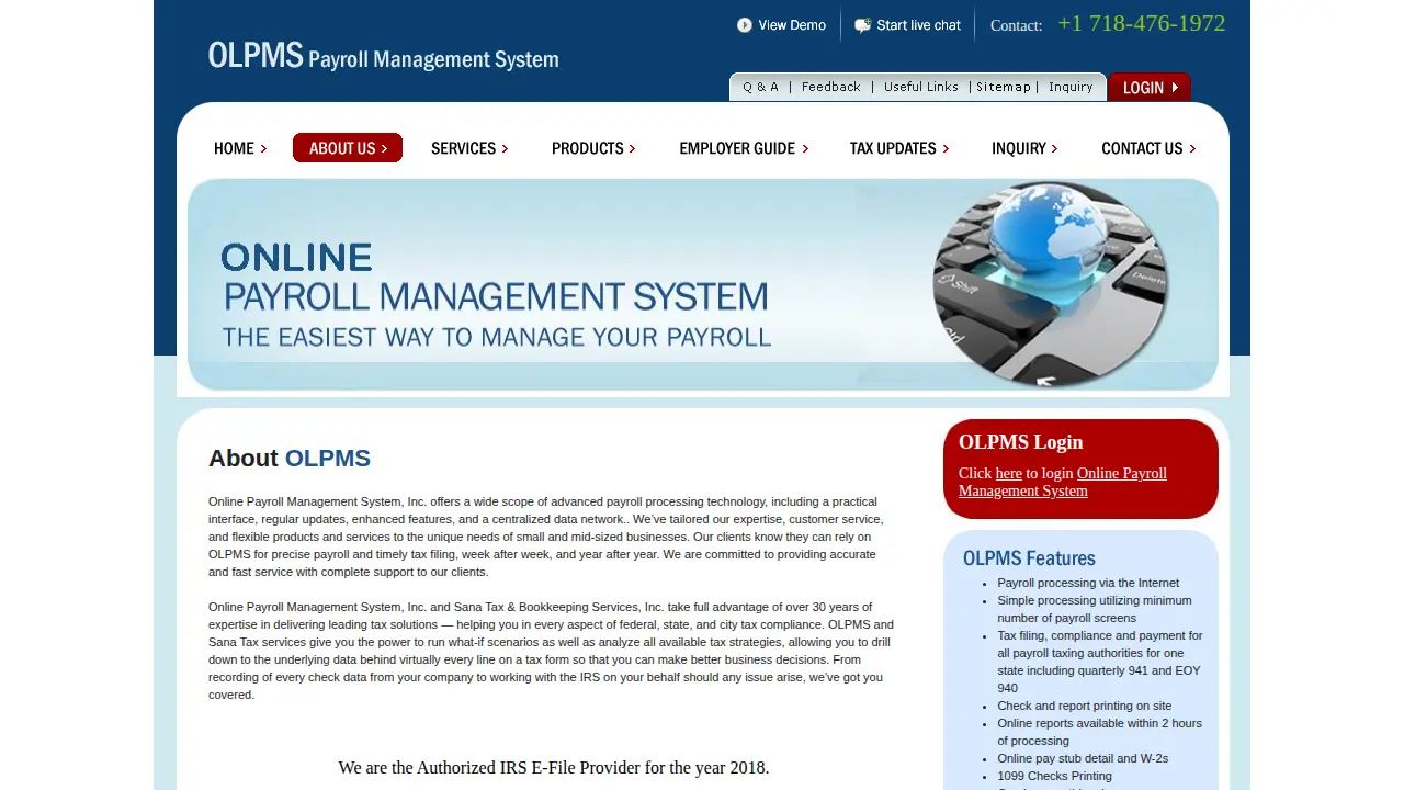 Sana Tax & Bookkeeping Services page