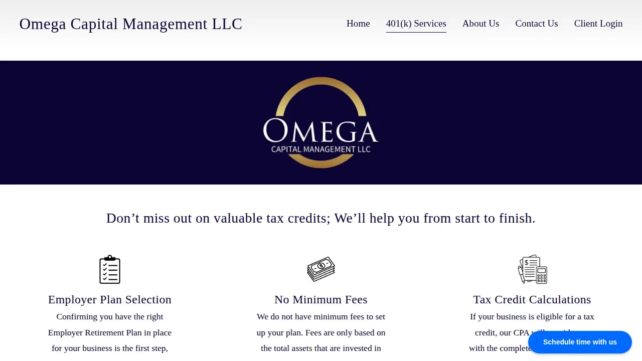 Omega Capital Management LLC page