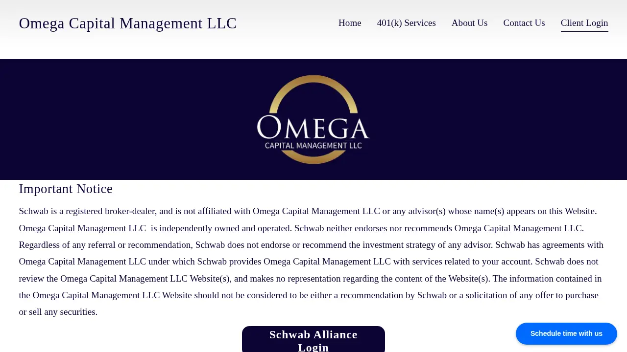 Omega Capital Management LLC page