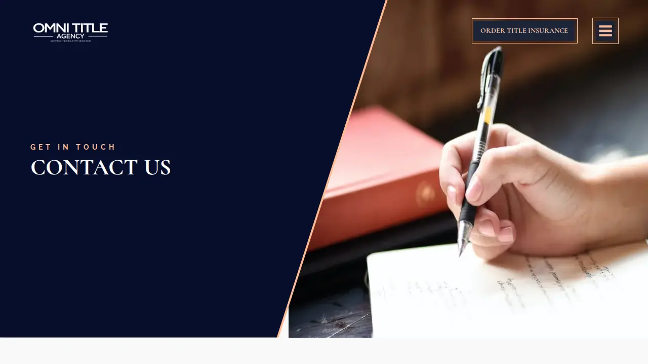 Omni Title Agency page