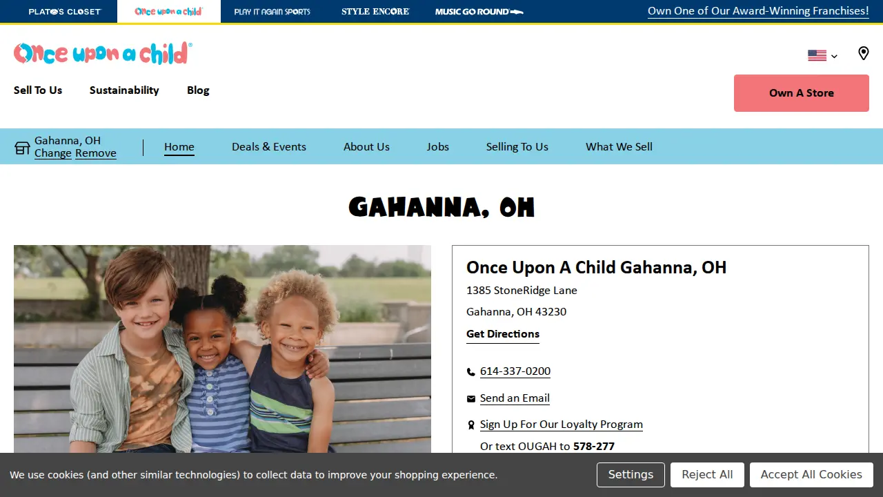 Once Upon A Child Gahanna page