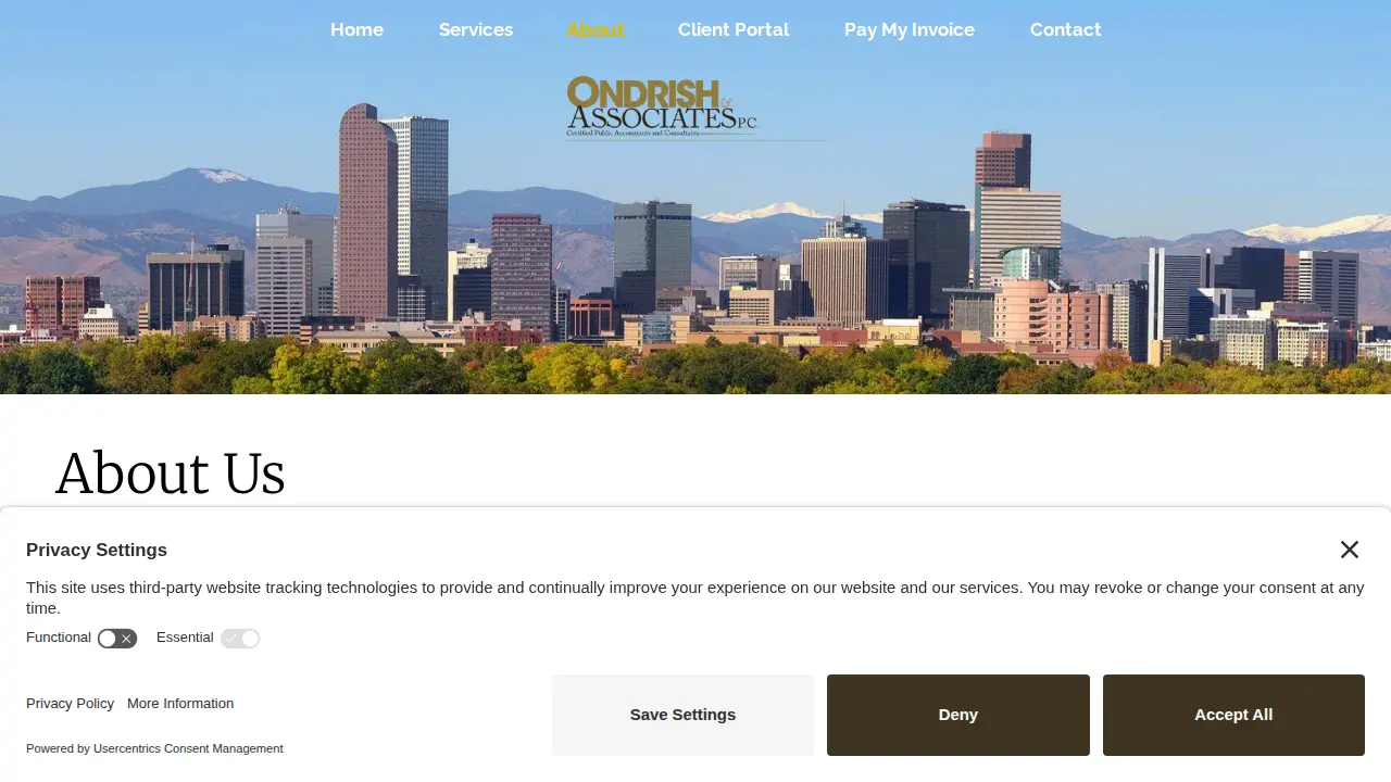 Ondrish & Associates, PC page